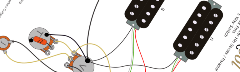 Telecaster HH Series / Parallel Wiring Diagram & Fitting Instructions