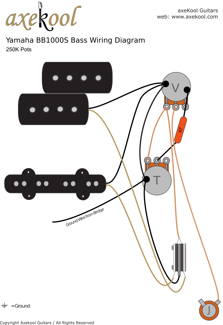 Yamaha BB1000S Bass Wiring Diagram Yamaha BB1000S Bass Wiring Diagram