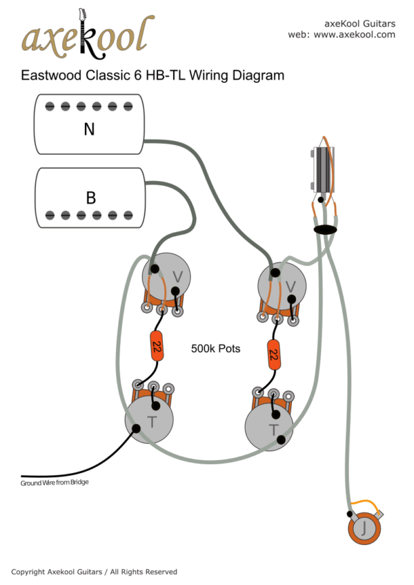 Eastwood Classic 6 HB-TL Wiring Diagram