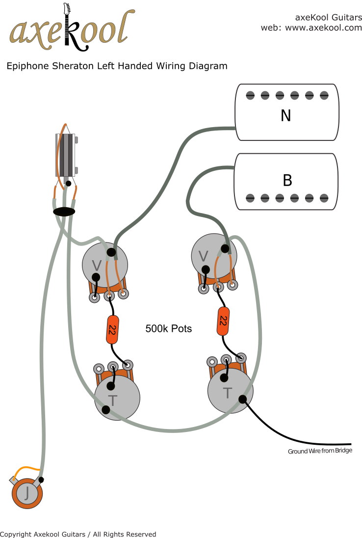 Epiphone Sheraton Left Handed Wiring Diagram Epiphone Sheraton Left Handed Wiring Diagram