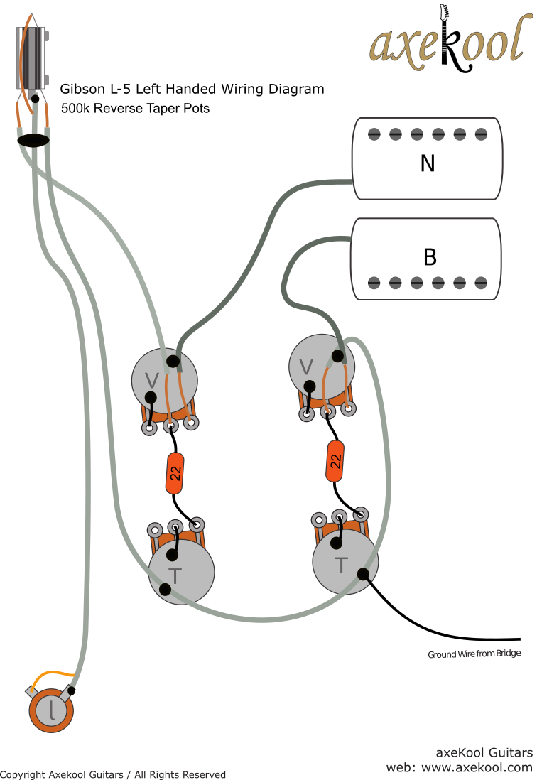 Gibson L-5 Left Handed Wiring Diagram Gibson L-5 Left Handed Wiring Diagram