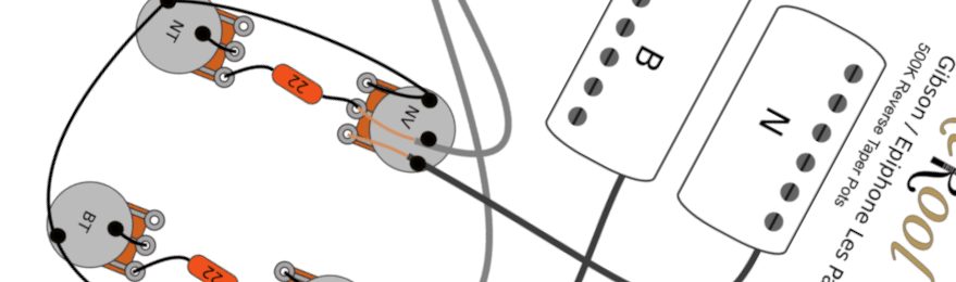 Left Handed Gibson & Epiphone Wiring Diagrams & Fitting Instructions