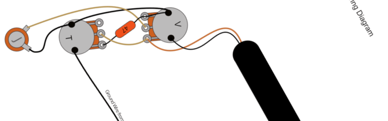 Fender Musicmaster Bass Left Handed Wiring Diagram & Fitting Instructions