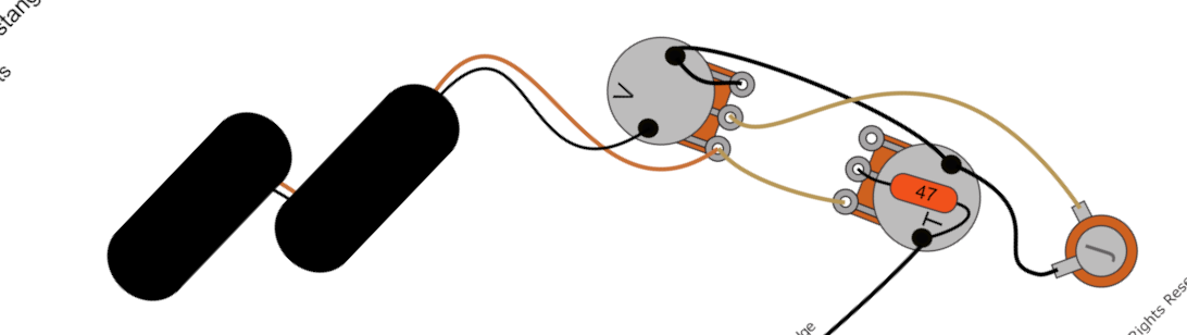 Fender Mustang 1970's Split Single Coil Bass Wiring Diagram & Fitting Instructions