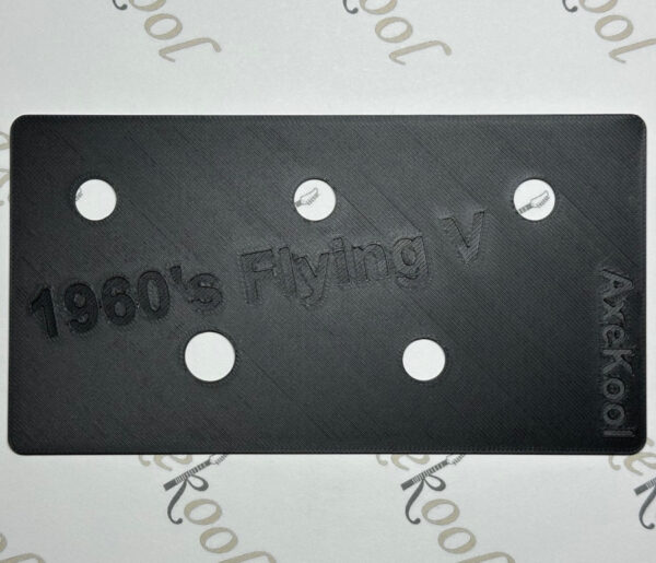 Gibson & Epiphone Flying V 1960’s Wiring Template