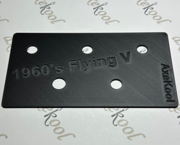 Gibson & Epiphone Flying V 1960’s Wiring Template
