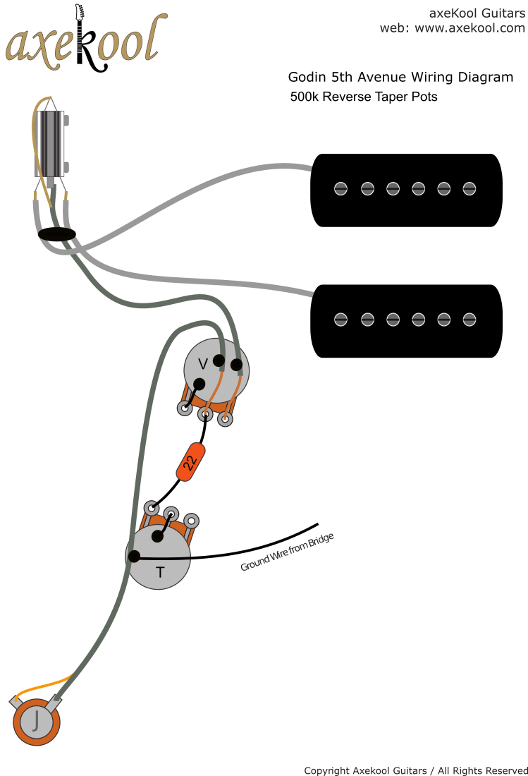 Godin 5th Avenue Left Handed Vintage Wiring Diagram Godin 5th Avenue Left Handed Vintage Wiring Diagram