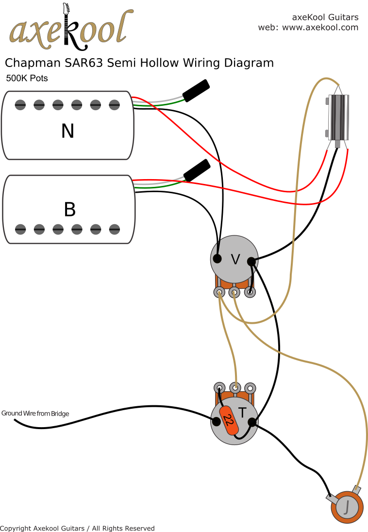 Chapman SAR63 Semi Hollow Wiring Diagram Chapman SAR63 Semi Hollow Wiring Diagram