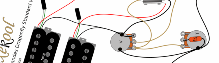 Fernandes Dragonfly Standard Wiring Diagram & Fitting Instructions
