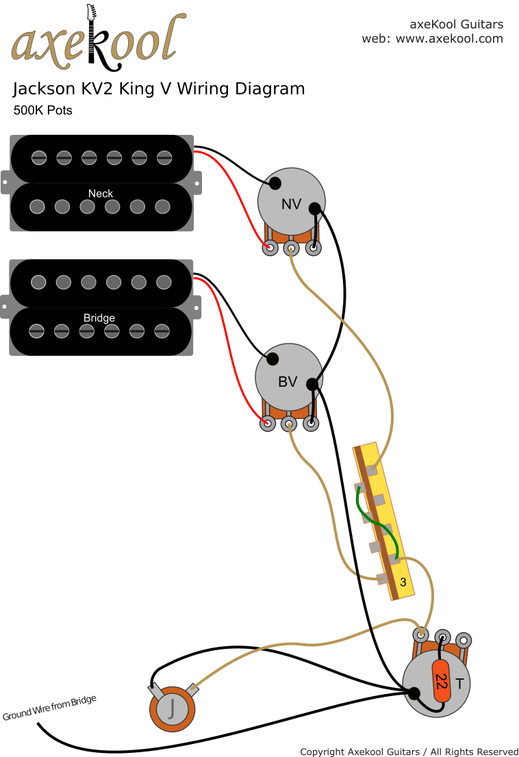 Jackson KV2 King V Wiring Diagram Jackson KV2 King V Wiring Diagram