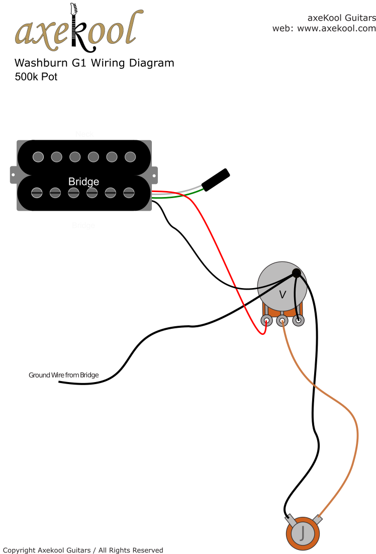 Washburn G1 Wiring Diagram & Fitting Instructions Washburn G1 Wiring Diagram & Fitting Instructions