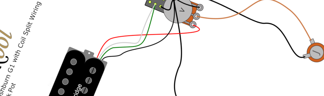 Washburn G1 with Coil Split Wiring Diagram & Fitting Instructions