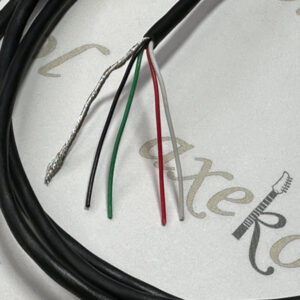 4 Conductor Shielded Cable, 1 Meter