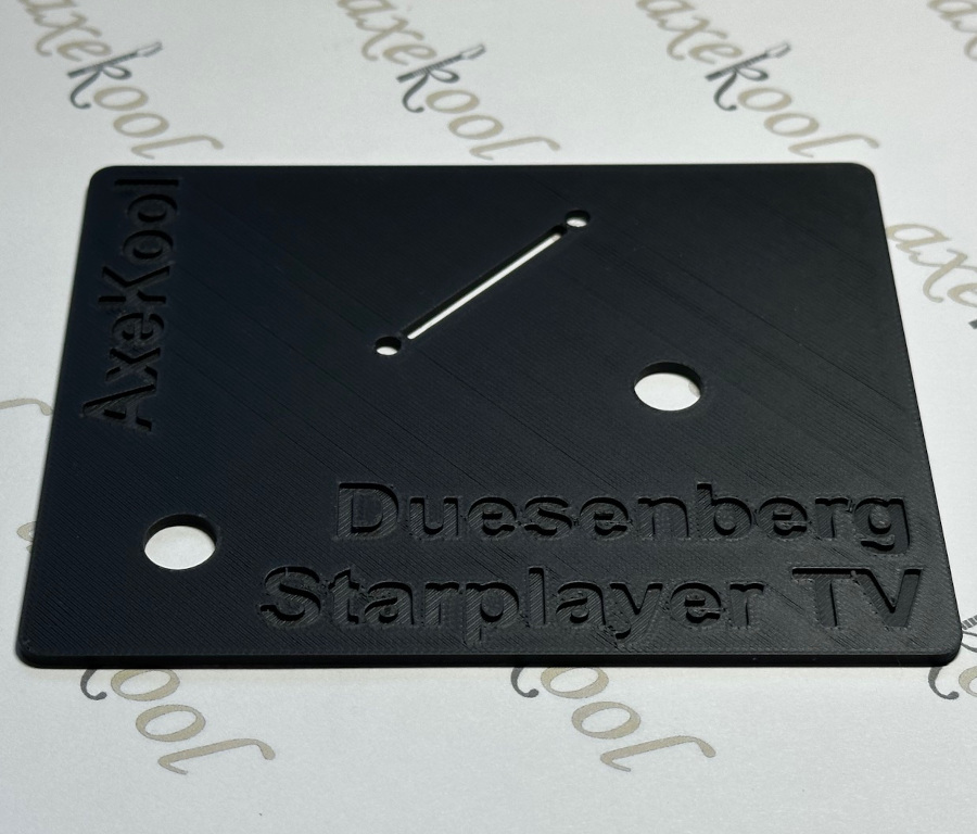 Duesenberg Starplayer TV Wiring Template Duesenberg Starplayer TV Wiring Template
