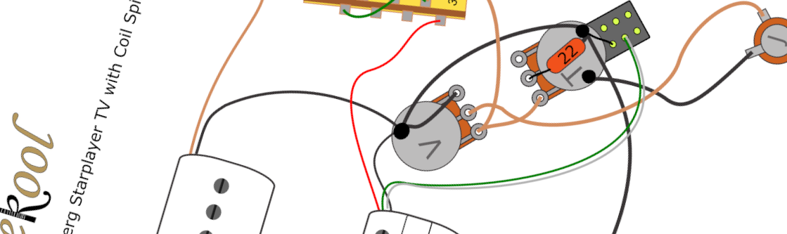 Duesenberg Starplayer TV with Coil Spilt Wiring Diagram & Fitting Instructions