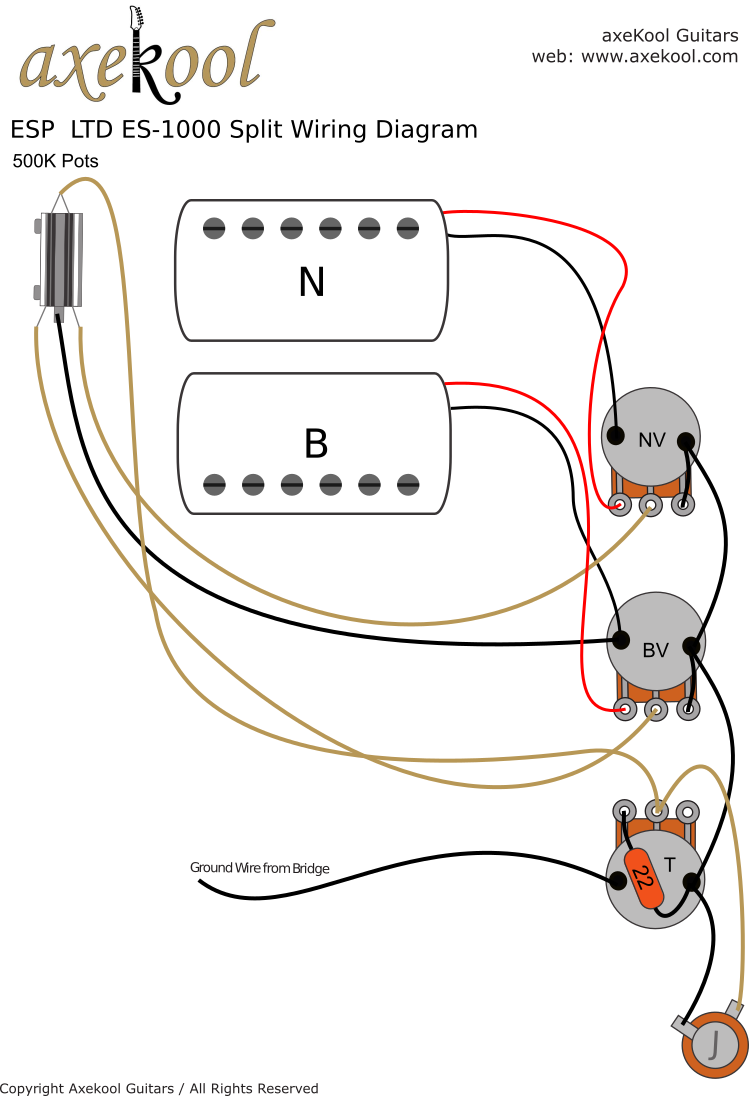 ESP / LTD ES-1000 Wiring Diagram ESP / LTD ES-1000 Wiring Diagram
