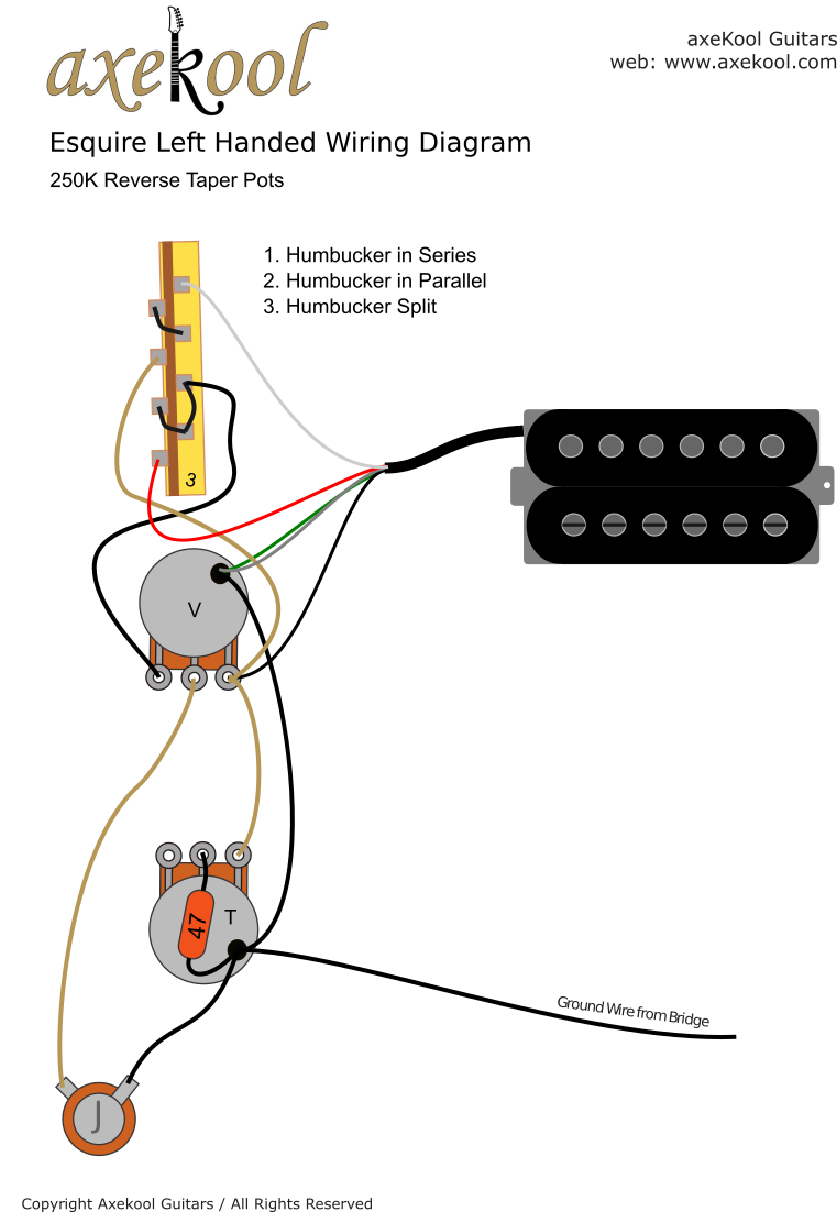 Fender Esquire Left Handed Wiring Diagram
