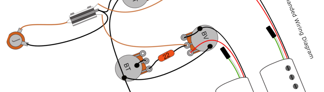 Gordon Smith Gypsy 2 Left Handed Wiring Diagram & Fitting Instructions Gordon Smith Gypsy 2 Left Handed Wiring Diagram & Fitting Instructions