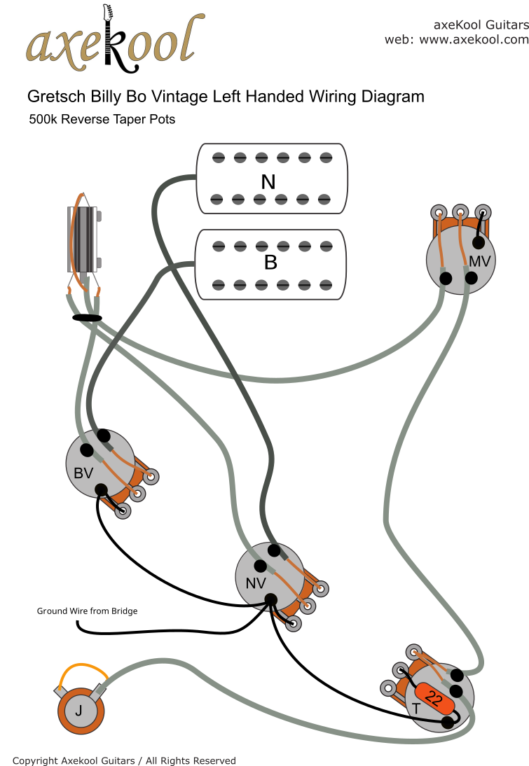 Gretsch Billy Bo Vintage Left Handed Wiring Diagram