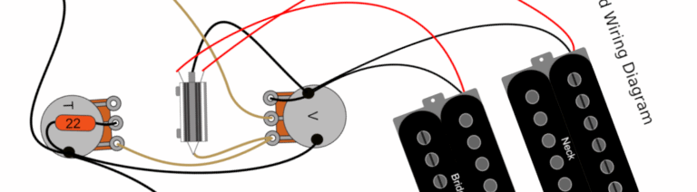 Jackson Rhoads RR3 Left Handed Wiring Diagram & Fitting Instructions