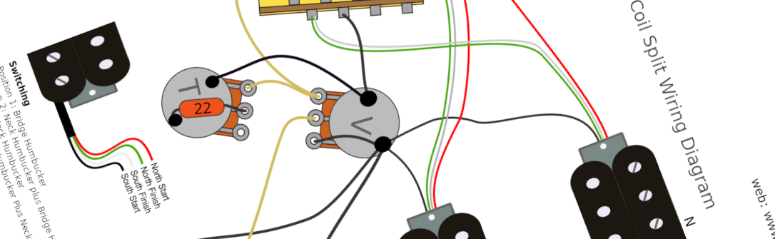 Kiesel Vader with Coil Split Wiring Diagram & Fitting Instructions Kiesel Vader with Coil Split Wiring Diagram & Fitting Instructions