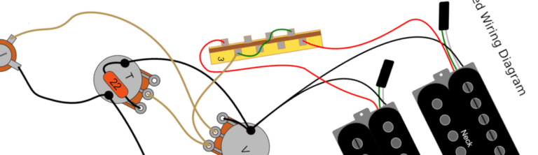 Strandberg Boden Left Handed Wiring Diagram & Fitting Instructions