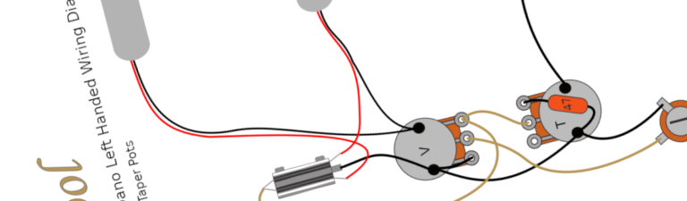 Danelectro Dano Left Handed Wiring Diagram & Fitting Instructions