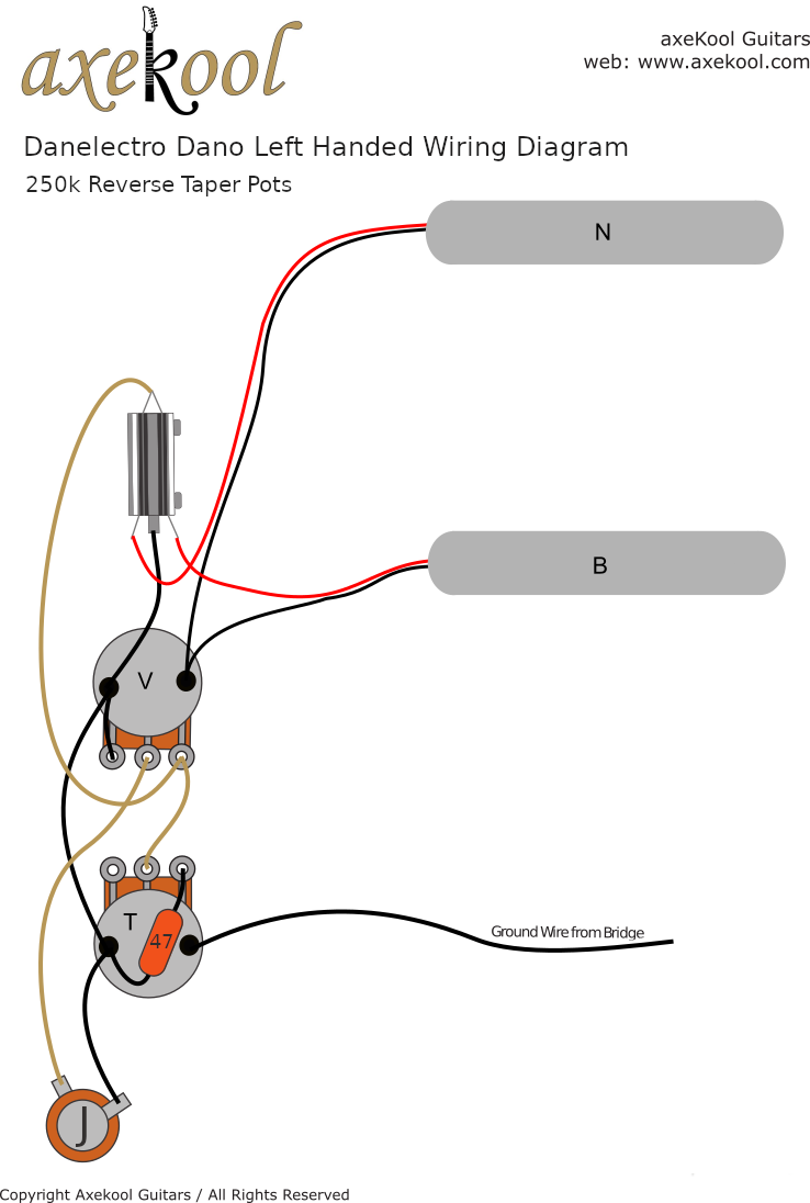 Danelectro Dano Left Handed Wiring Diagram