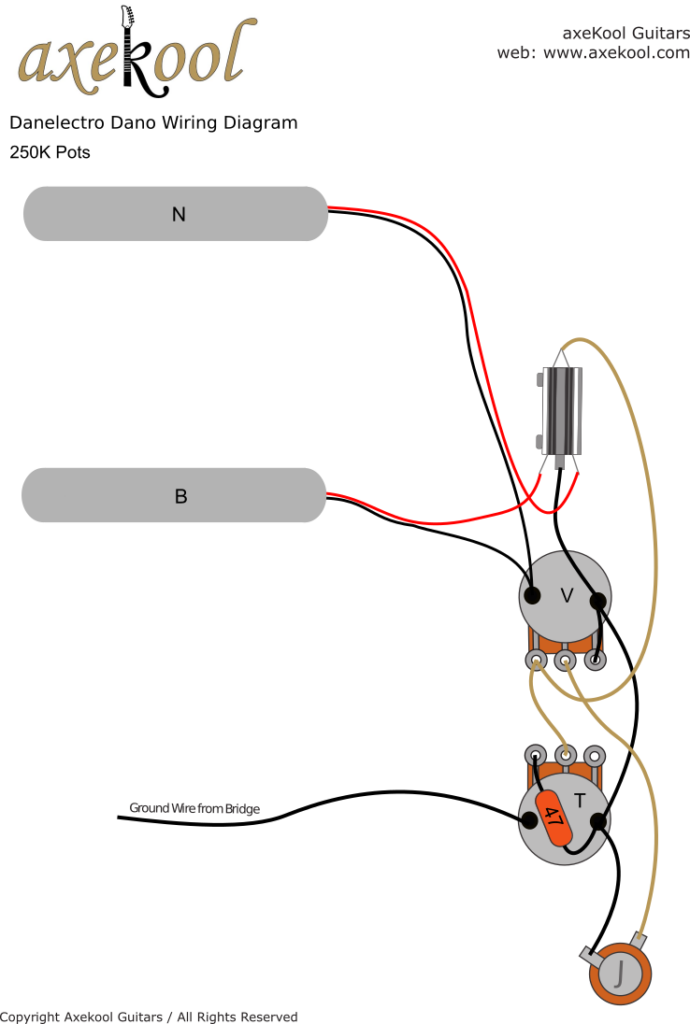 Danelectro Dano Wiring Diagram & Fitting Instructions