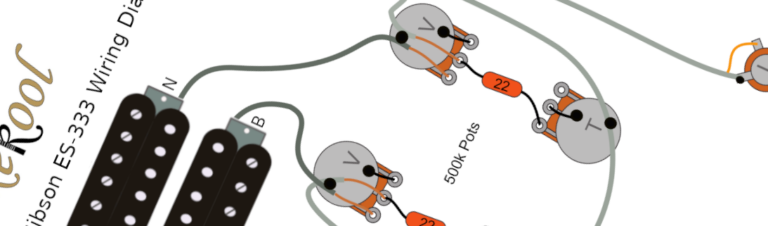 Gibson ES-333 Wiring Diagram & Fitting Instructions