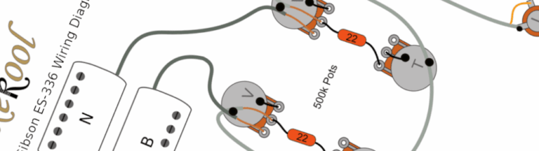 Gibson ES-336 Wiring Diagram & Fitting Instructions