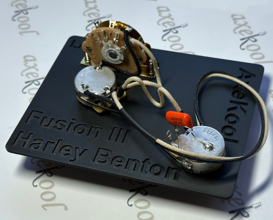 Harley Benton Fusion III Left Handed Wiring Harness with Coil Split