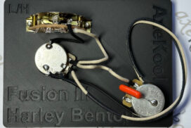 Harley Benton Fusion III Left Handed Wiring Harness with Coil Split