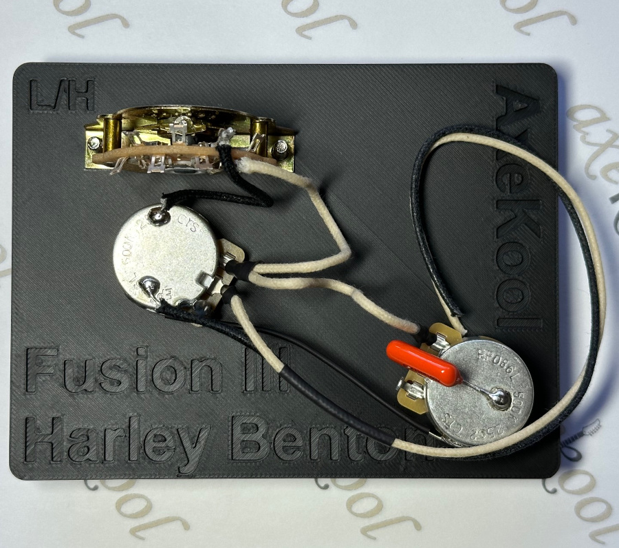 Harley Benton Fusion III Left Handed Wiring Harness with Coil Split Harley Benton Fusion III Left Handed Wiring Harness with Coil Split