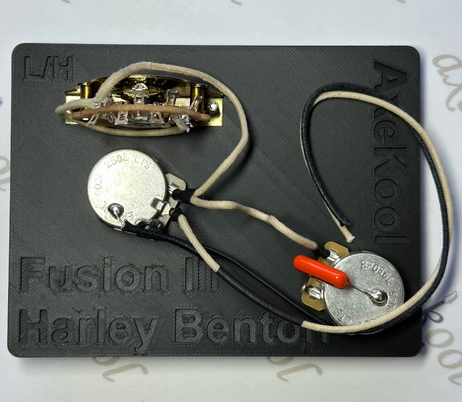 Harley Benton Fusion III Left Handed Wiring Harness Harley Benton Fusion III Left Handed Wiring Harness