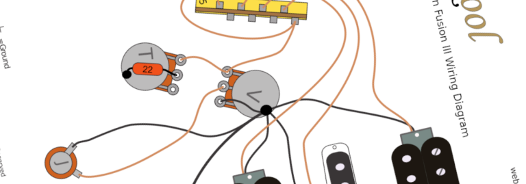 Harley Benton Fusion III Wiring Diagram & Fitting Instruction