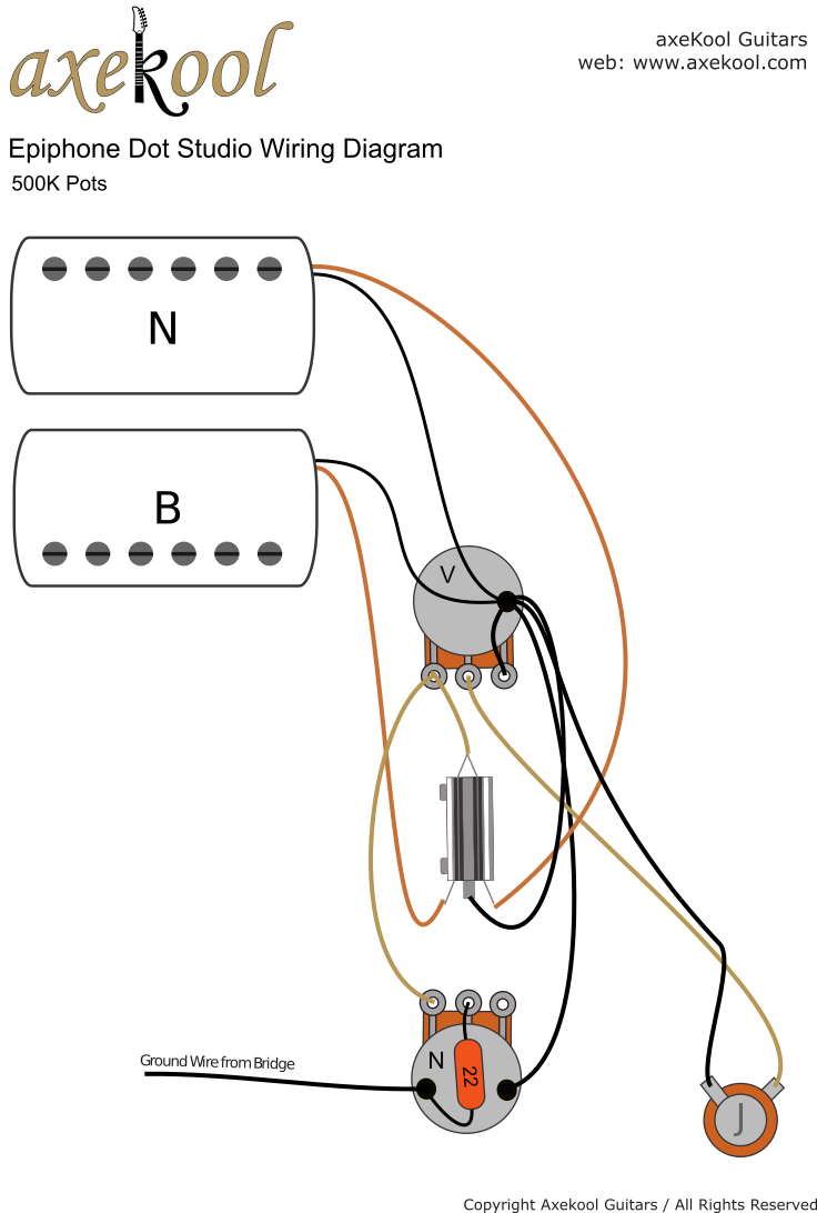 Epiphone Dot Studio Wiring Diagram