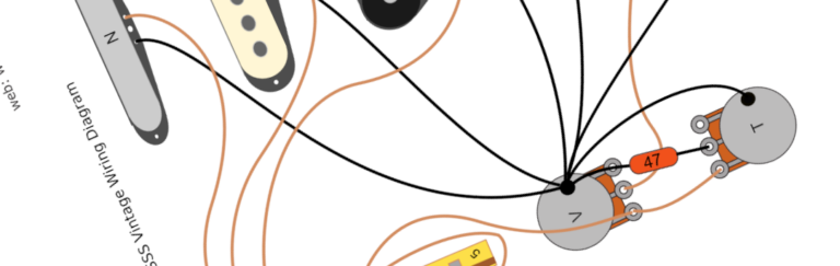 Fender Telecaster Nashville SSS Wiring Diagram & Fitting Instructions
