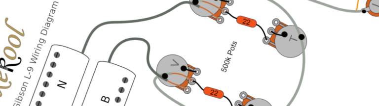 Gibson L-9 Wiring Diagram & Fitting Instructions