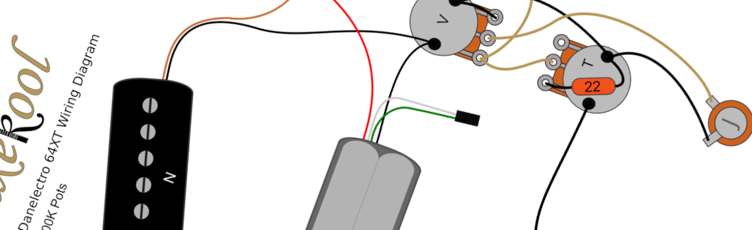 Danelectro 59X12 Wiring Diagram & Fitting Instructions