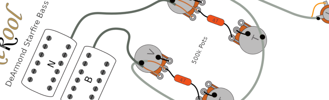 DeArmond Starfire Bass Wiring Diagram & Fitting Instructions DeArmond Starfire Bass Wiring Diagram & Fitting Instructions