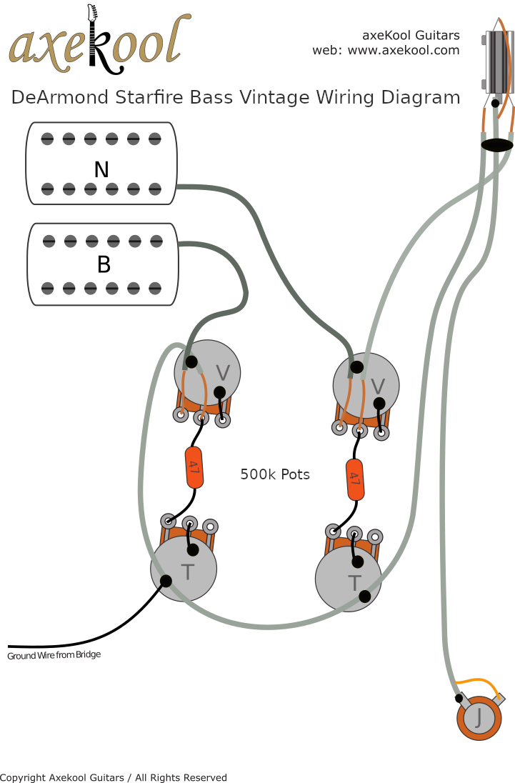 DeArmond Starfire Bass Wiring Diagram DeArmond Starfire Bass Wiring Diagram