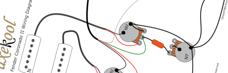 Fender Coronado II Wiring Diagram & Fitting Instructions